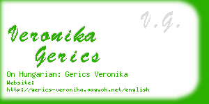 veronika gerics business card